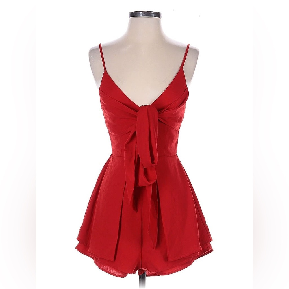 Hello Molly Red Romper- XS